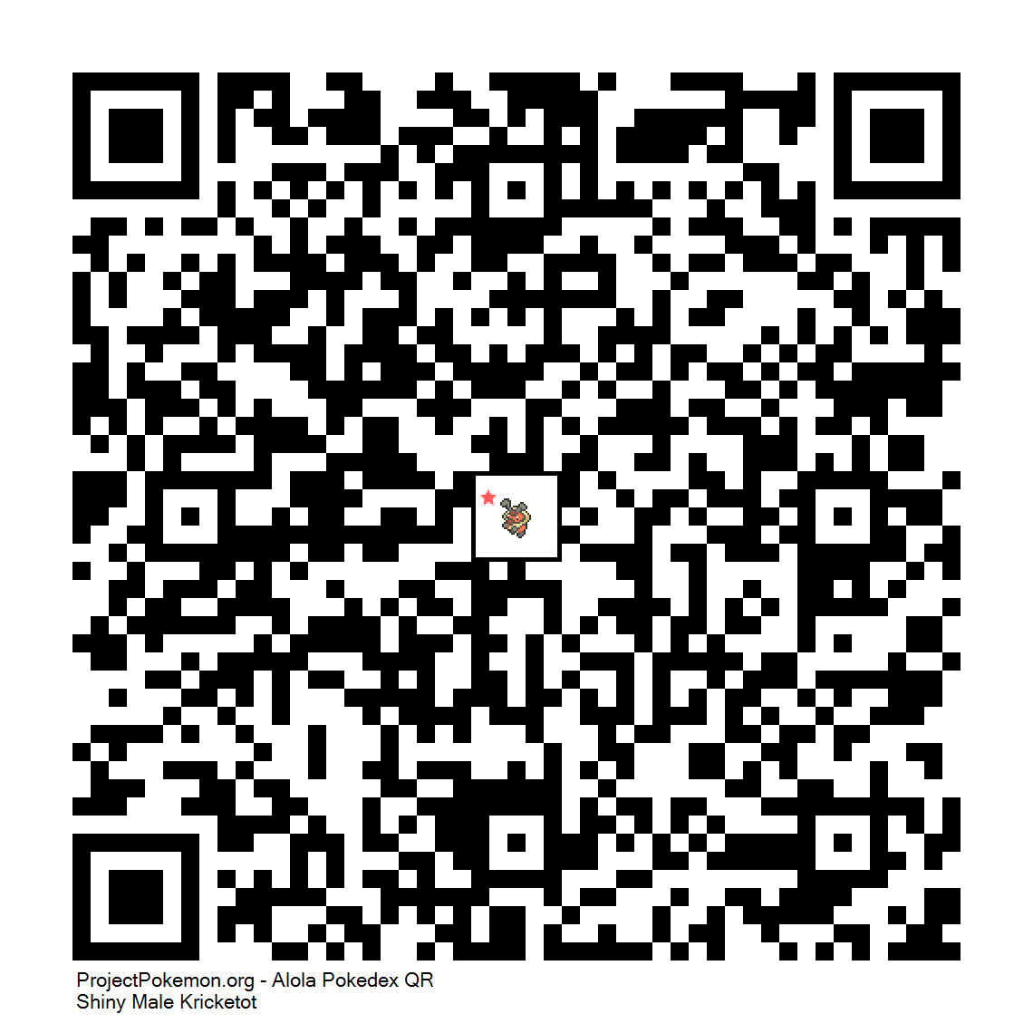 Cdigo QR de Kricketot variocolor
